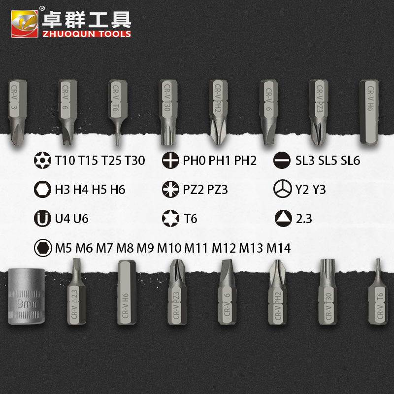 38合一高硬度多功能棘轮扳手可旋转螺丝刀批头套装家用机修维修 - 图2