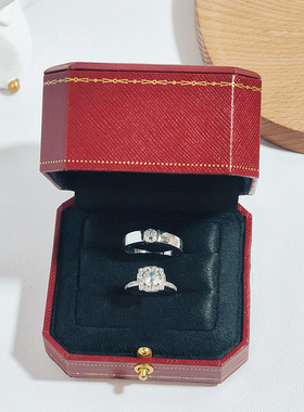 仿真钻戒结婚对戒活口可调节