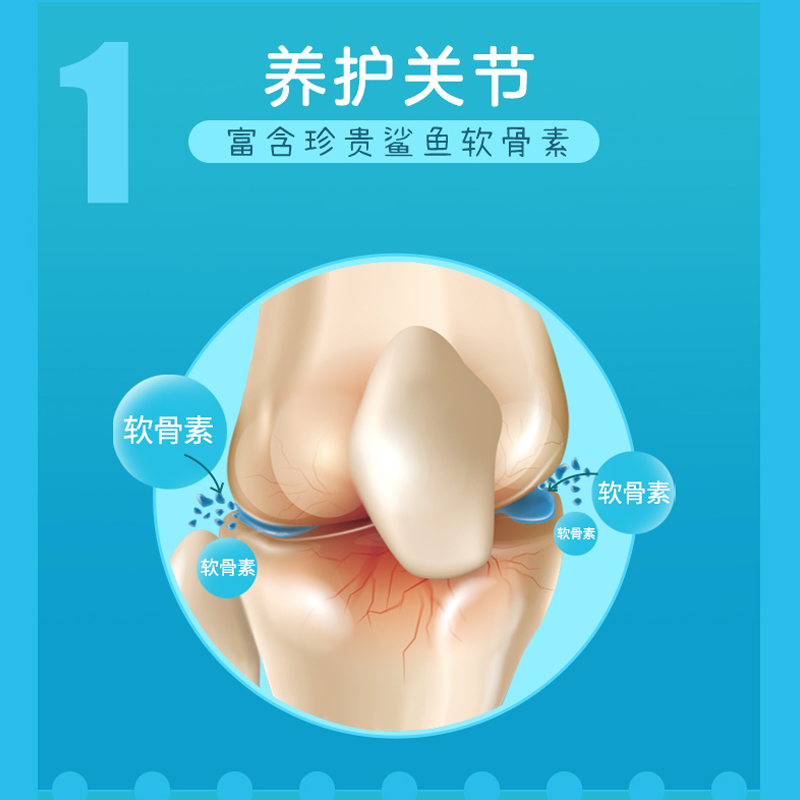 博美专用鲨鱼软骨素狗狗关节软骨补钙宠物小型茶杯犬用营养品零食-图1