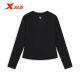 Xtep ແມ່ຍິງພາກຮຽນ spring slimming knitted T-shirt ໃສ່ພາຍໃນ