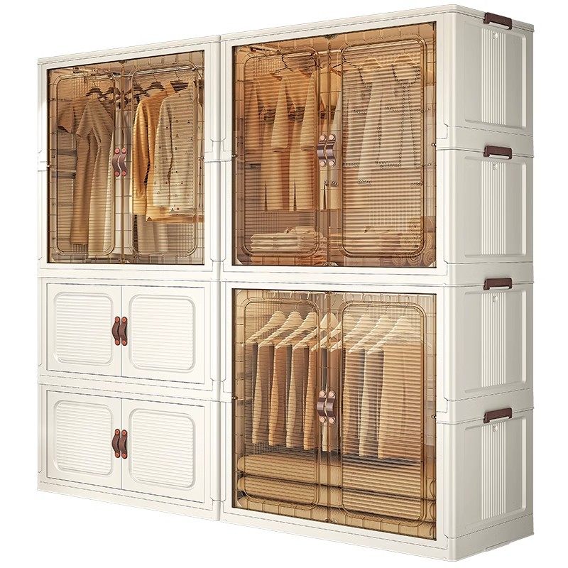 日本进口简易衣柜家用卧室衣服储物收纳柜儿童衣橱置物柜可折叠,淘宝优惠券,粉丝福利购,淘宝优惠卷