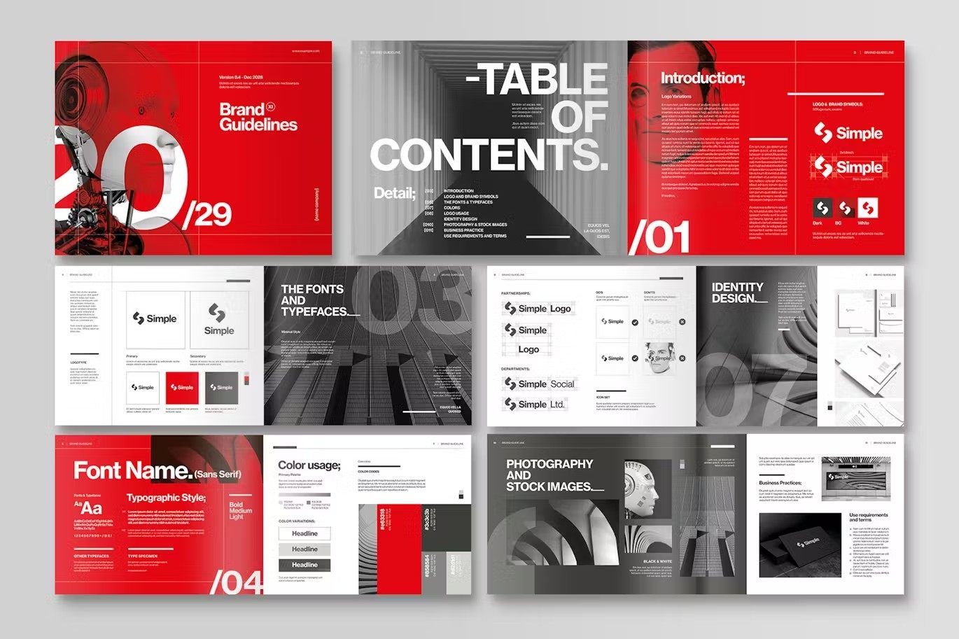 0031现代品牌商业横版宣传画册手册杂志模板排版ID源文件设计模板,淘宝优惠券,粉丝福利购,淘宝优惠卷