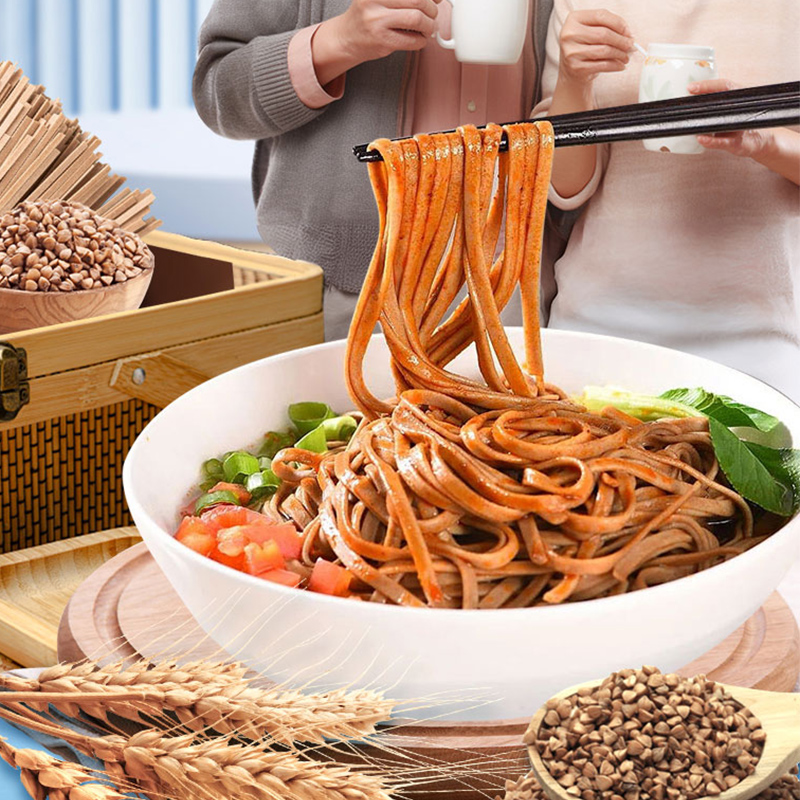 农科优品荞麦青稞面早餐食品面条荞麦挂面苦荞面350g袋装粗粮面条