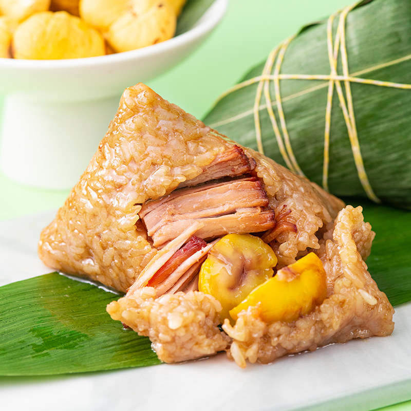 合口味传统手工经典大肉粽板栗肉粽蜜枣粽豆沙甜粽端午节粽子礼盒