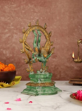 印度Vrischikasana湿婆舞神Shiva Nataraja 12英寸瑜伽中蝎子姿势