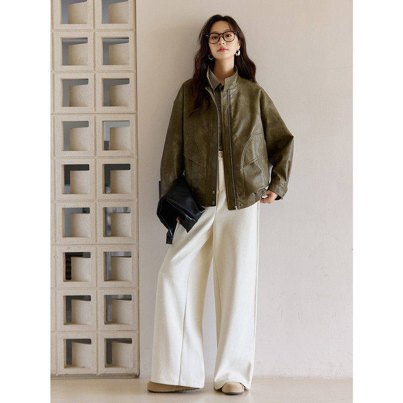 【玉米粉丝专享】立领PU皮夹棉休闲保暖防风拉链皮衣CR253,淘宝优惠券,粉丝福利购,淘宝优惠卷