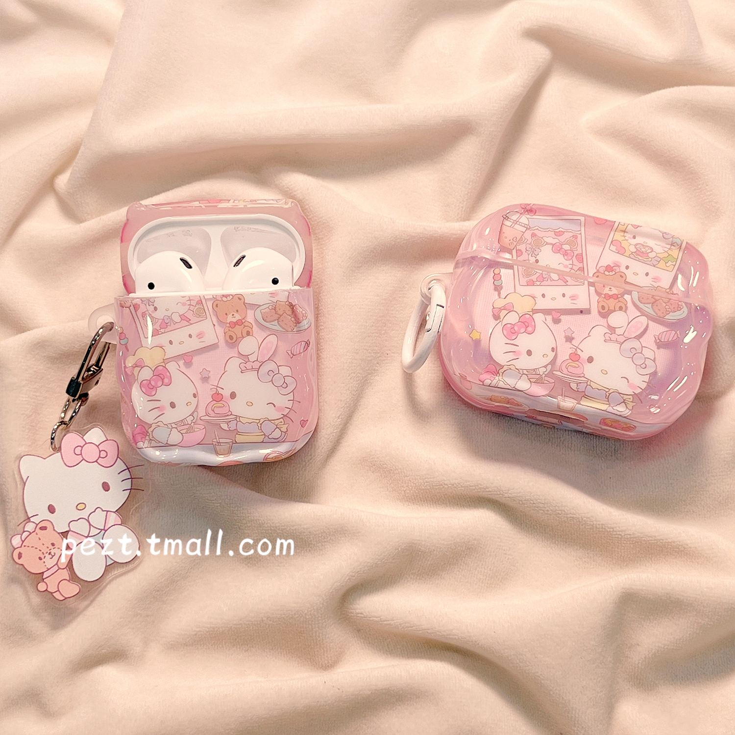 甜品hellokitty适用airpodspro3保护套新4代airpods3耳机壳二代苹果airpodspro2耳机保护套女款airpods4可爱 - 图2