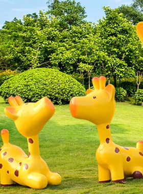 玻璃钢户外卡通装饰摆件