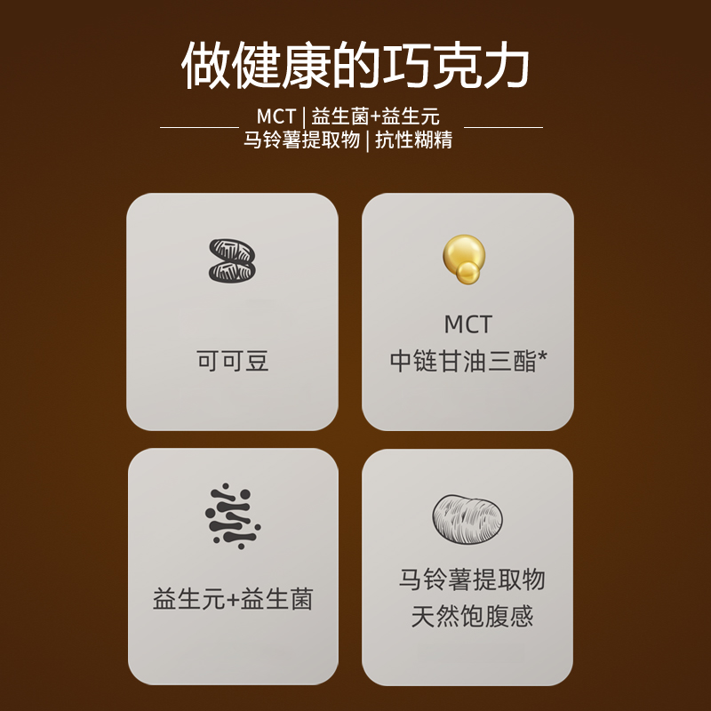 AUOK黑巧克力熔岩冰山蛋糕MCT网红代餐下午茶甜品休闲食品糕点-图2