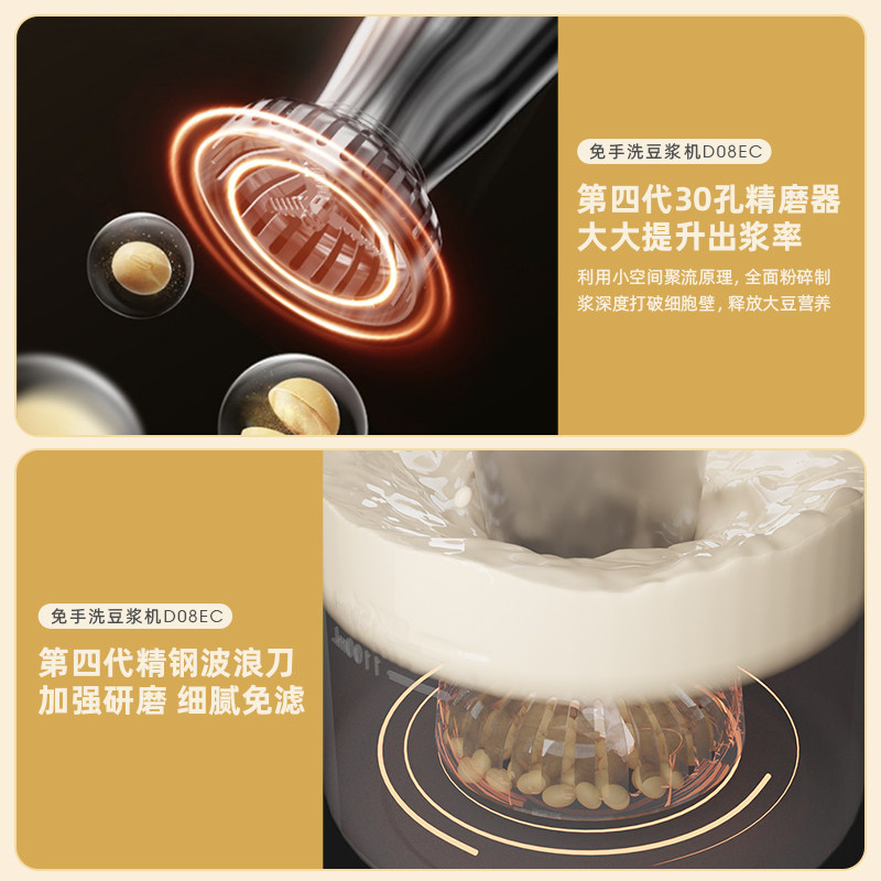 九阳家用免煮全自动多功能豆浆机 九阳生活电器豆浆机