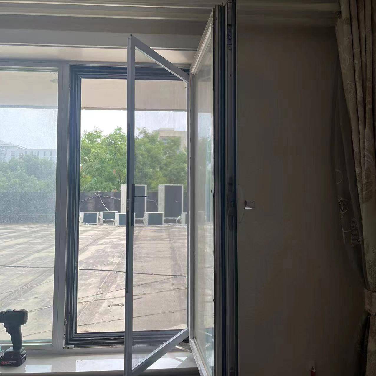 北京金刚网纱门金钢网纱窗防盗窗折叠纱门可拆卸纱窗防儿童易清洗 - 图2