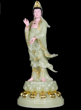 观世音菩萨大士汉白重体净瓶