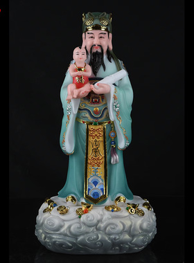 三摆件福星禄星寿星重体装饰摆件