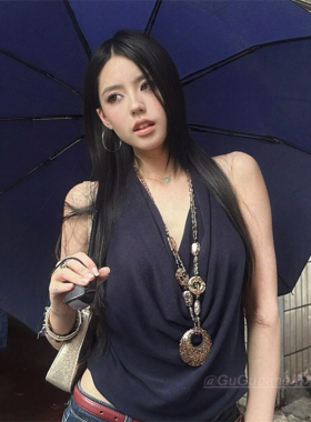 复古民族豹纹串珠项链