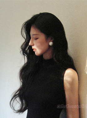 法式轻奢大珍珠耳环女