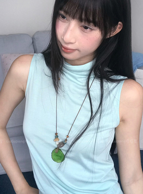 胡萝卜水果片吊坠项链