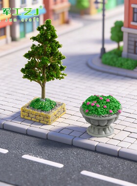 垃圾桶花坛路锥街景品树脂礼品摆