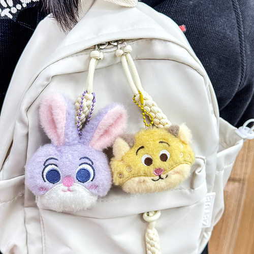 校园礼品ins可爱毛绒公仔挂件少女心钥匙扣挂饰小礼品背包装饰挂 - 图1