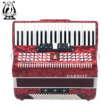 Parrot Three-four Rows Of Spring Accordion 120 96 60 8 Bass Adults Children Professional Play Beginnings