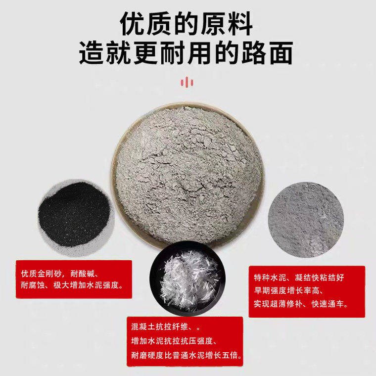 高强度混凝土道路修复材料水泥路面起沙快速修复剂自流平抗裂砂浆,淘宝优惠券,粉丝福利购,淘宝优惠卷