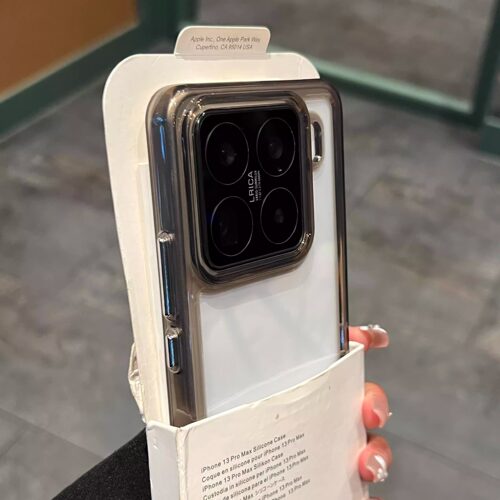 高级高清透明亚克力不发黄适用小米15手机壳13T太空壳Civi3/4pro红米K80/K70至尊版K60/50硬note12T/14pro+套 - 图0