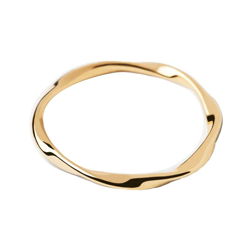 pdpaola镀18k金莫比乌斯环女对戒 PDPAOLA海外戒指/指环