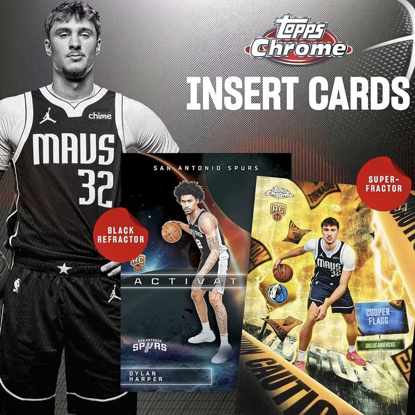 篮球25-26Topps NBA Chrome 蓝折Mega Box球星卡 弗拉格文班亚马,淘宝优惠券,粉丝福利购,淘宝优惠卷