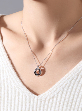 EOLO简约银环吊坠女纯银