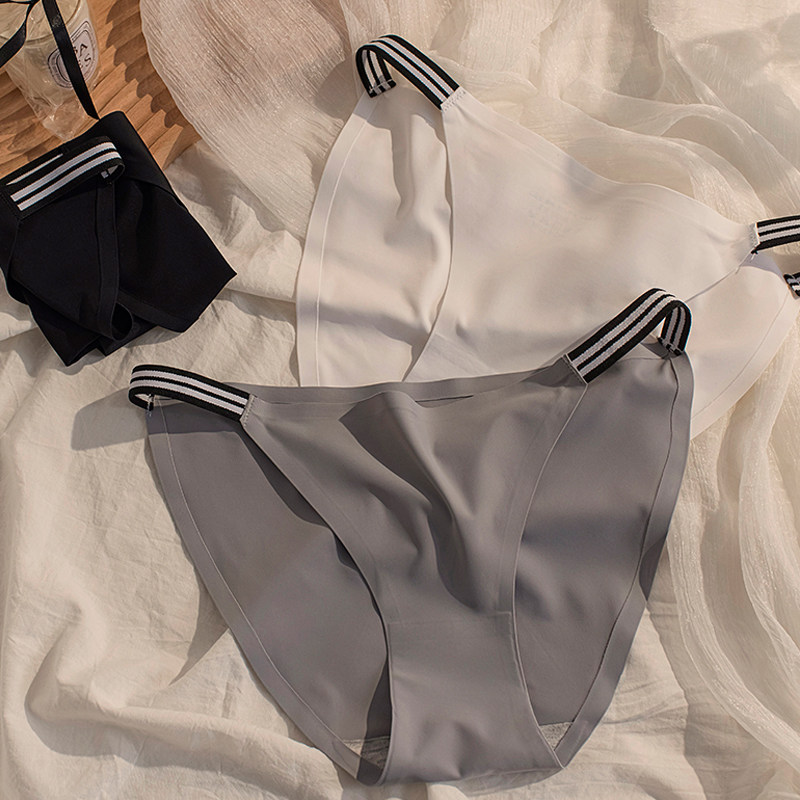 无痕冰丝内裤女士纯棉裆丁字裤纯欲性感少女生运动透气薄款三角裤,淘宝优惠券,粉丝福利购,淘宝优惠卷