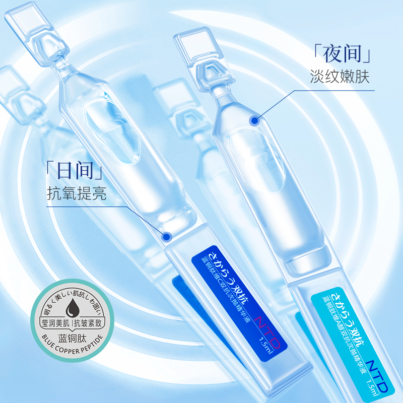 NTD蓝铜肽早C晚A双抗次抛精华