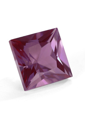 亚历山大变石裸石公主方形7*7MM健康石配石