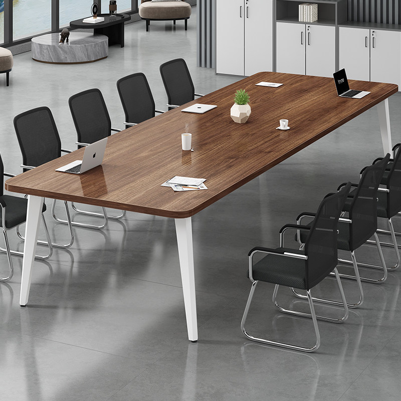会议桌长桌办公小型会议室简约现代洽谈桌椅组合简易大桌子工作台