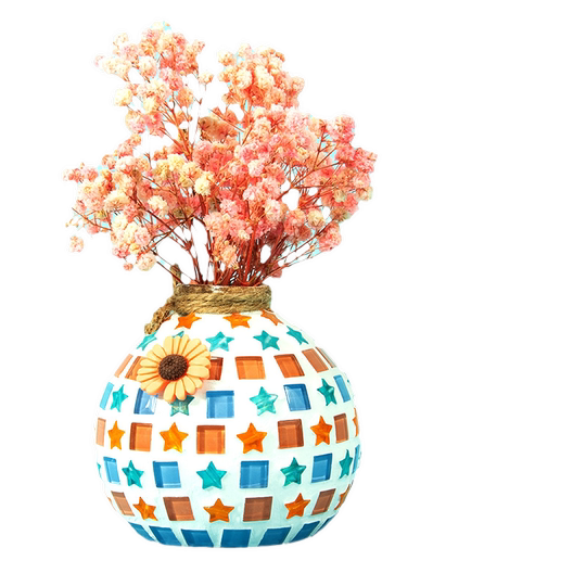 元旦节马赛克手工diy花瓶手工制作材料包亲子团建创意儿童女活动