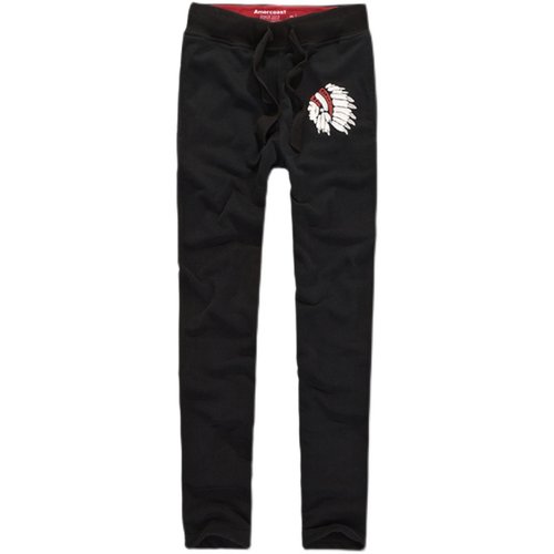 美洲海岸af卫裤男夏季薄款裤印第安复古纯棉休闲百搭男裤做旧水洗 - 图0