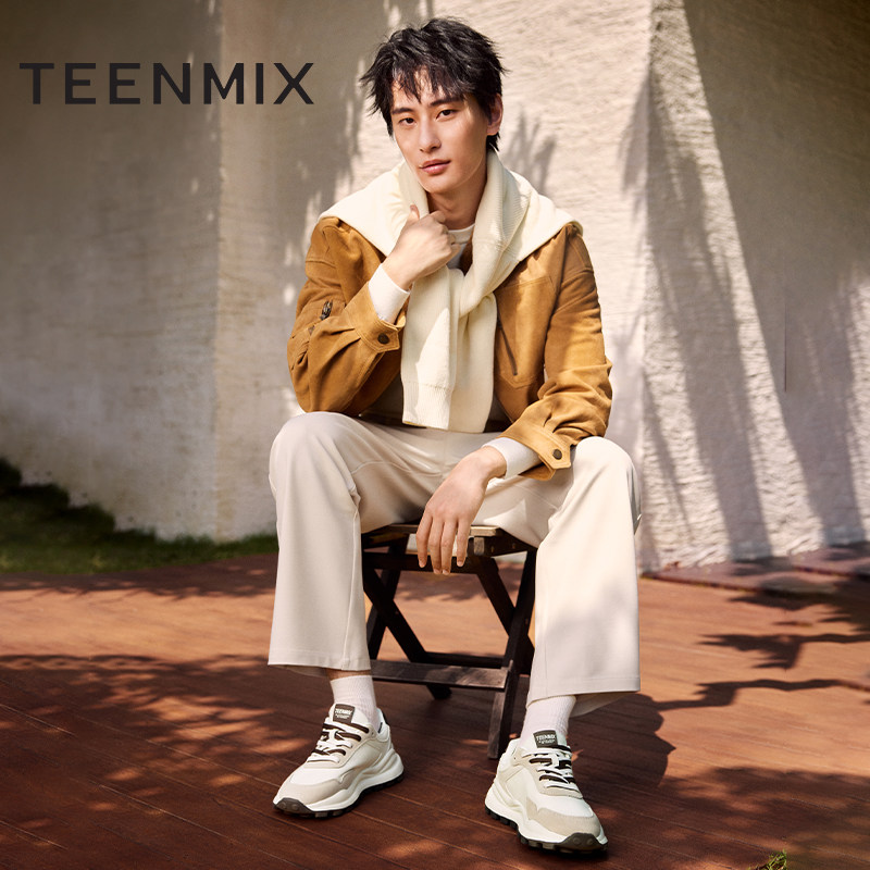 天美意男鞋阿甘鞋德训鞋男休闲鞋秋3SE01CM4,淘宝优惠券,粉丝福利购,淘宝优惠卷