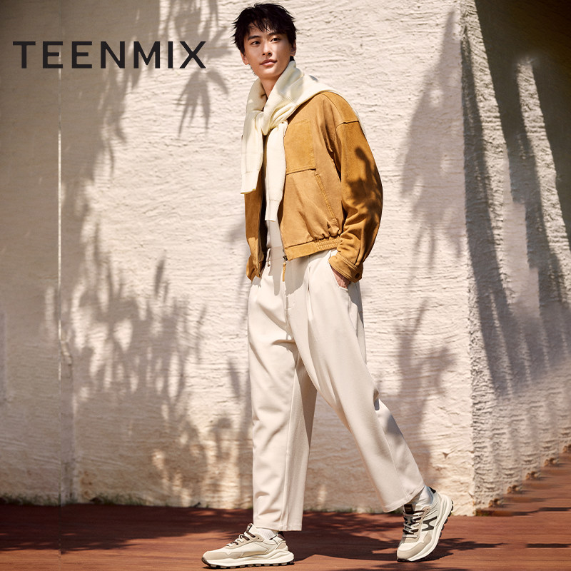 天美意男鞋阿甘鞋德训鞋男休闲鞋秋3SE01CM4,淘宝优惠券,粉丝福利购,淘宝优惠卷