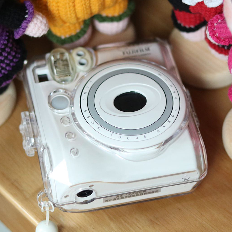 【mini50s55/50透明硬壳】instax水晶壳拍立得保护壳相机外壳壳子 - 图0