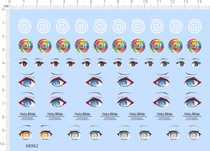 68962 Whole Edition Glue Holy Bible Homemade Doll Eyes GK Model Water Stick Swirl Fainted Paper Die Water Paste