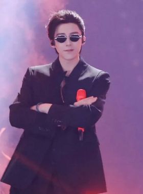 刘宇宁同款墨镜男款2025新款防晒开车专用椭圆框小脸金属太阳眼镜