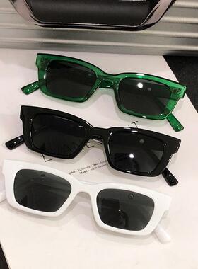大川同款墨镜男潮ins超火网红蹦迪个性潮流长方形太阳眼镜女韩版