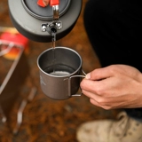 Shanzhi клиент внешний титановый чашка для кемпинга чашка кофейная чашка чистая титановая водяная чашка портативная чайная чашка титановый сплав сплав