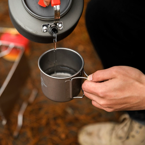 Shanzhi клиент внешний титановый чашка для кемпинга чашка кофейная чашка чистая титановая водяная чашка портативная чайная чашка титановый сплав сплав