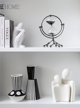 北欧现代简约创i意办公室客厅电视柜书柜酒柜店铺装修软装饰品摆