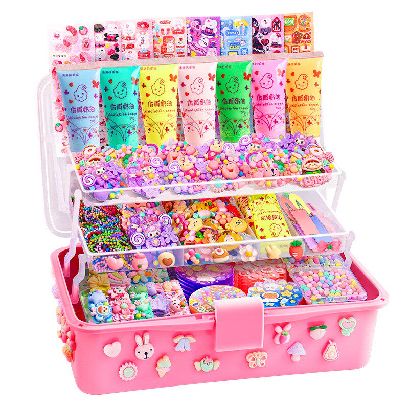 奶油胶diy发卡发夹手工材料y包自制儿童做发饰小配件女孩咕卡套装,淘宝优惠券,粉丝福利购,淘宝优惠卷