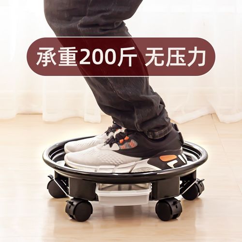 德国加厚可移动花盆托盘万向轮带接水盘底座大号塑料盆栽花盘垫底 - 图1