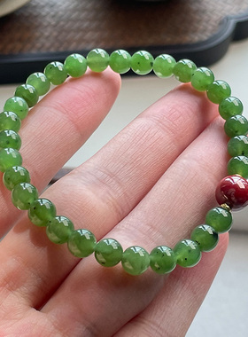 琳琯瑛和田玉手串6mm珠珠