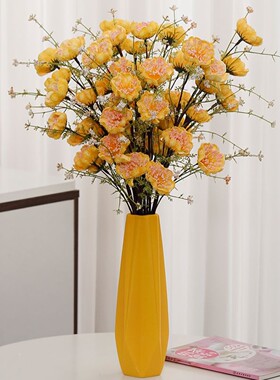欧式陶瓷花瓶摆件客厅插花仿真花高档家居装饰电视柜餐桌花艺摆设