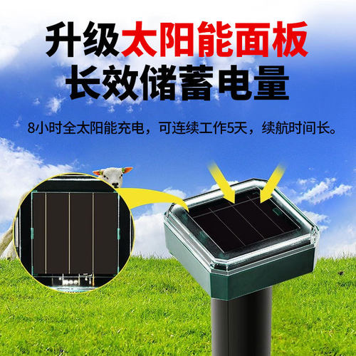 趋鸟神器超声波避鸟赶鸟家用阳台稻田果园专用黑科技太阳能全自动 - 图1