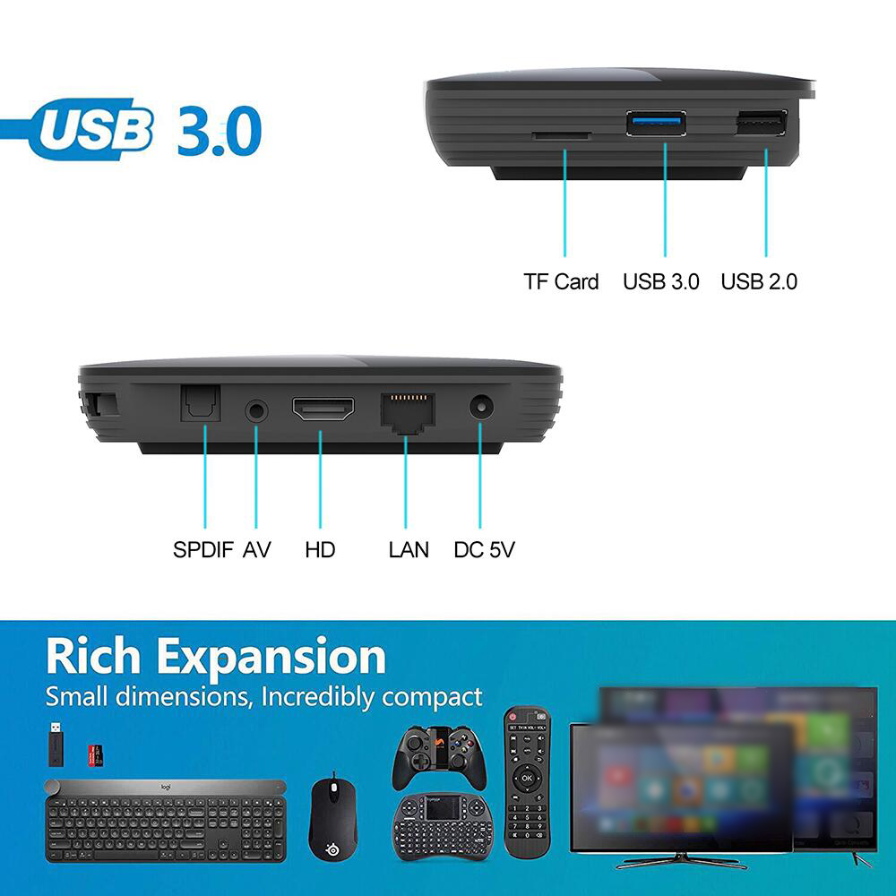 HK1BOX网络机顶盒S905X3安卓9智能电视盒子解码8K游戏EMU-图2