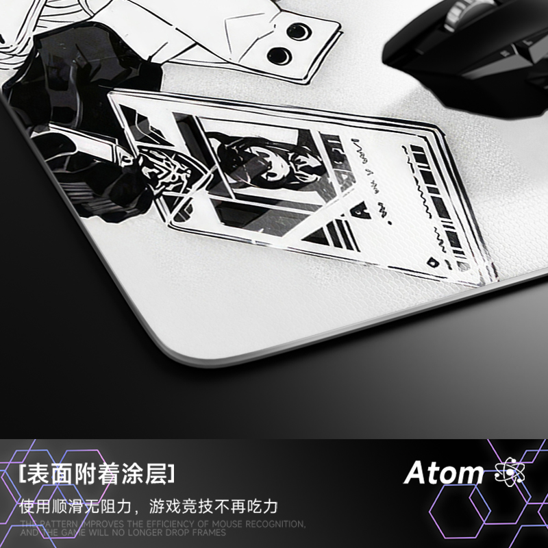 ATOM亚当光伏玻璃鼠标垫钢化升级顺滑FPS电竞游戏办公桌垫家用垫 - 图2